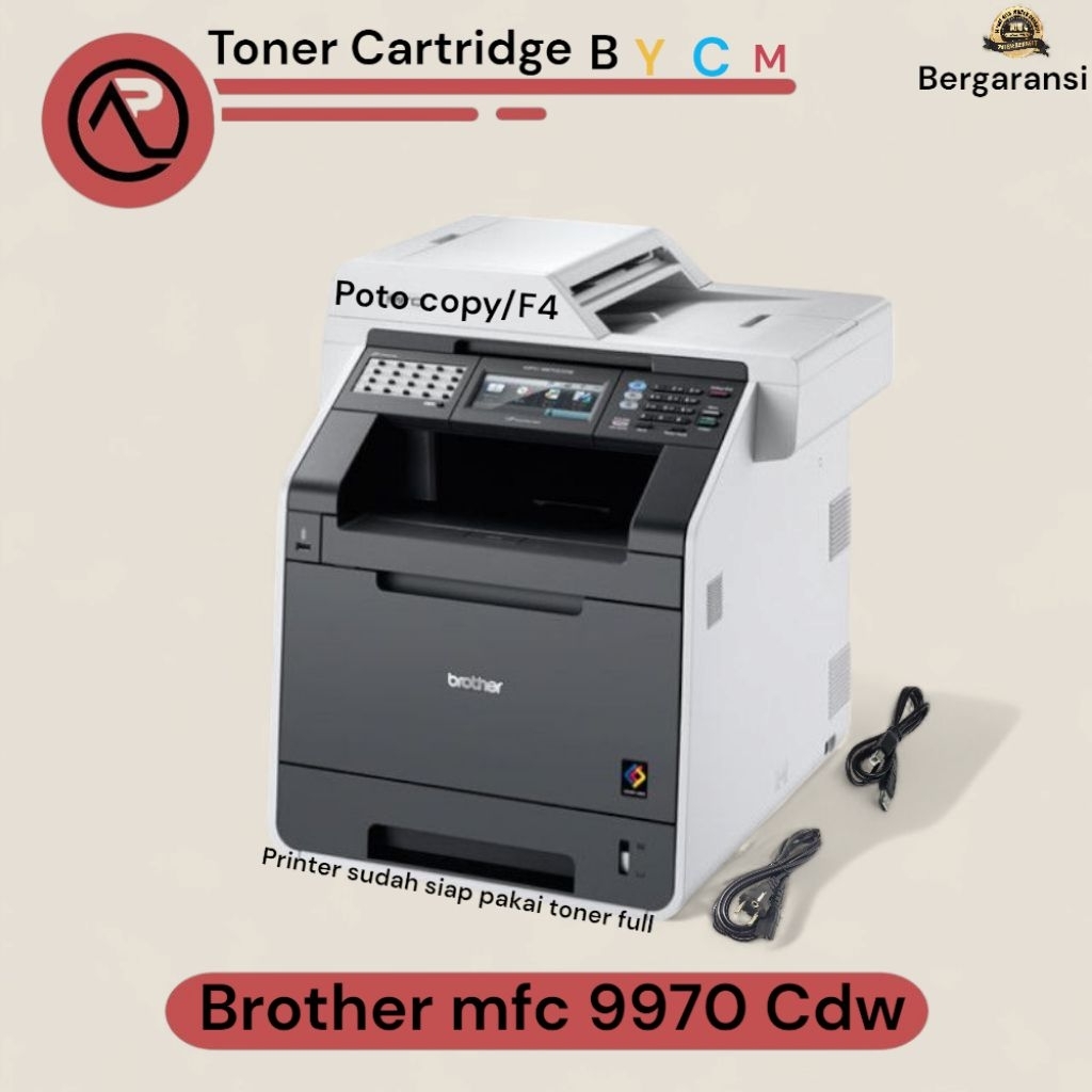 printer brother mfc 9970 cdw color multifungsi Poto copy F4 bergaransi