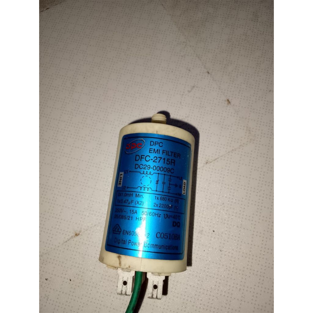 EMI FILTER DFC-2715RDC29-00009C MESIN CUCI SAMSUNG FRONT LOADING WF6850NHW(ORIGINAL COPOTAN)