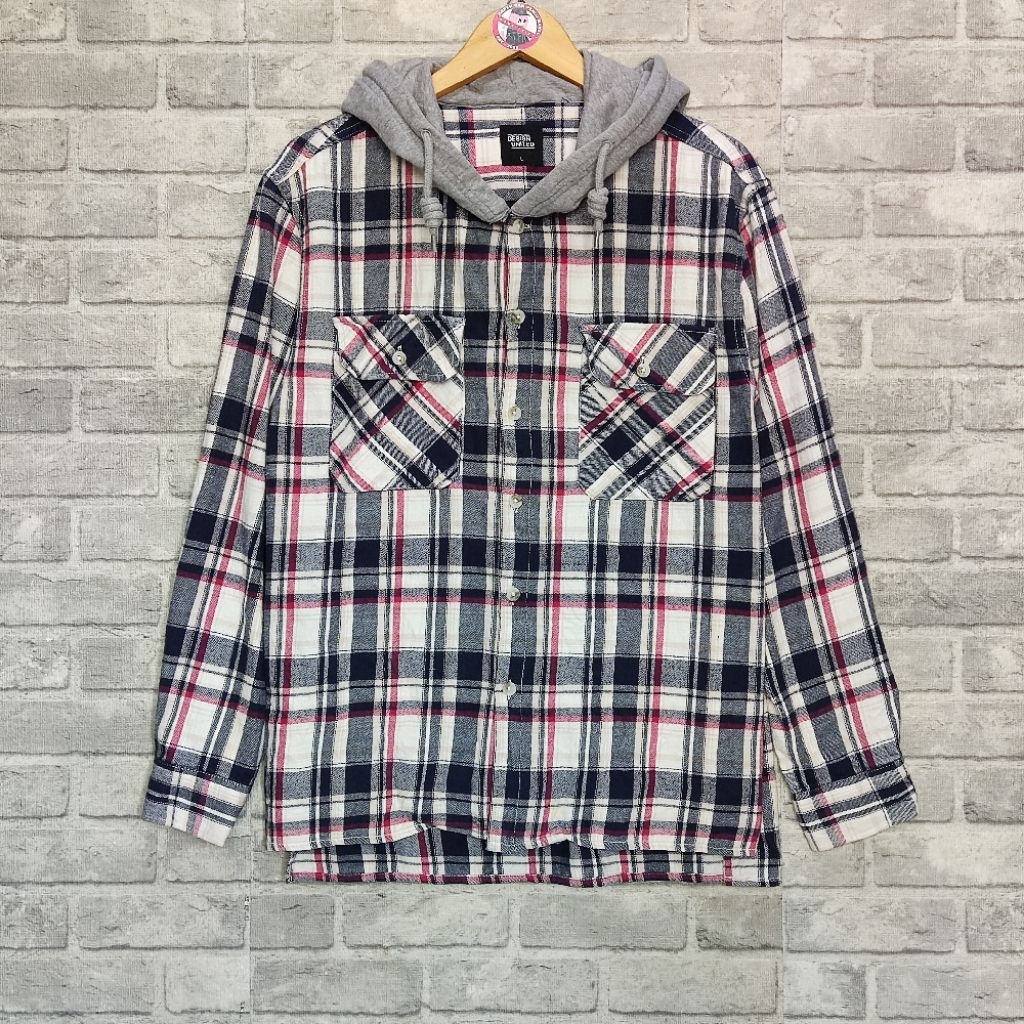 PRELOVE FLANEL HOODIE DESIGN UNITED