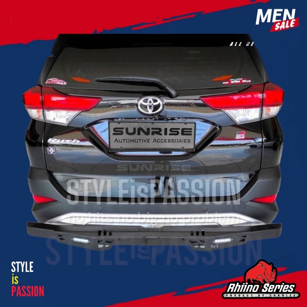 Towing Crossover Blank Bumper All New Rush Terios 2018 Up 2025 GR Sport