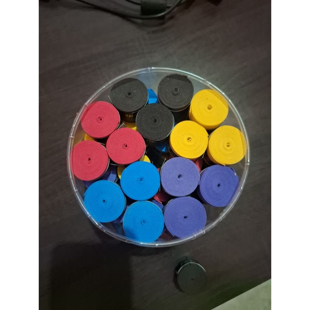 [ PAKET GROSIR 1 Box/60 PCS ] Grip Raket Badminton/Tennis/Pancing/Golf - PK Sport