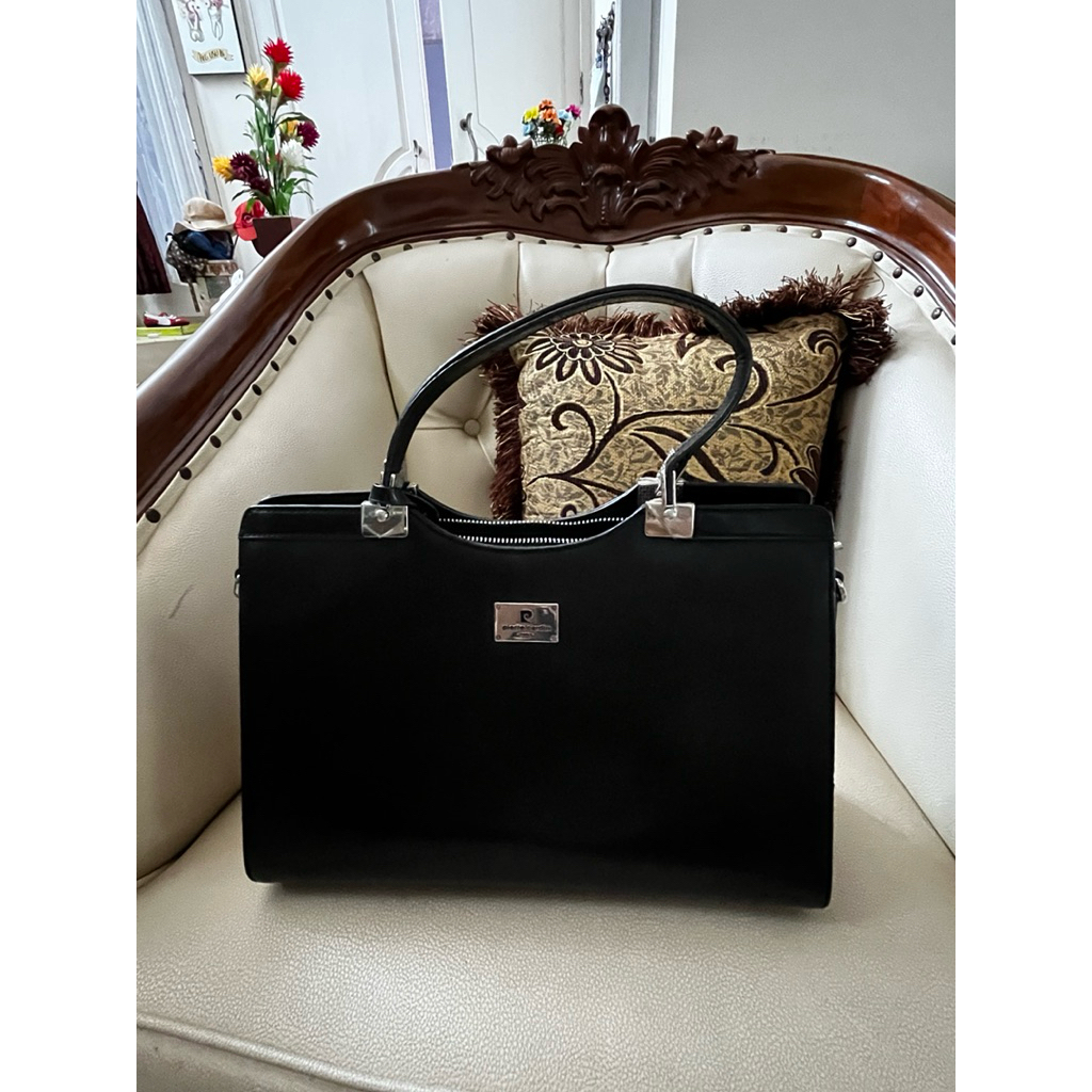 Preloved Tas Pierre Cardin Paris (Bag) Hitam (Black)