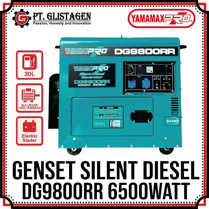 Yamamax Genset Diesel Super Silent Generator Solar DG9800RR 6000 Watt - 6500 Watt