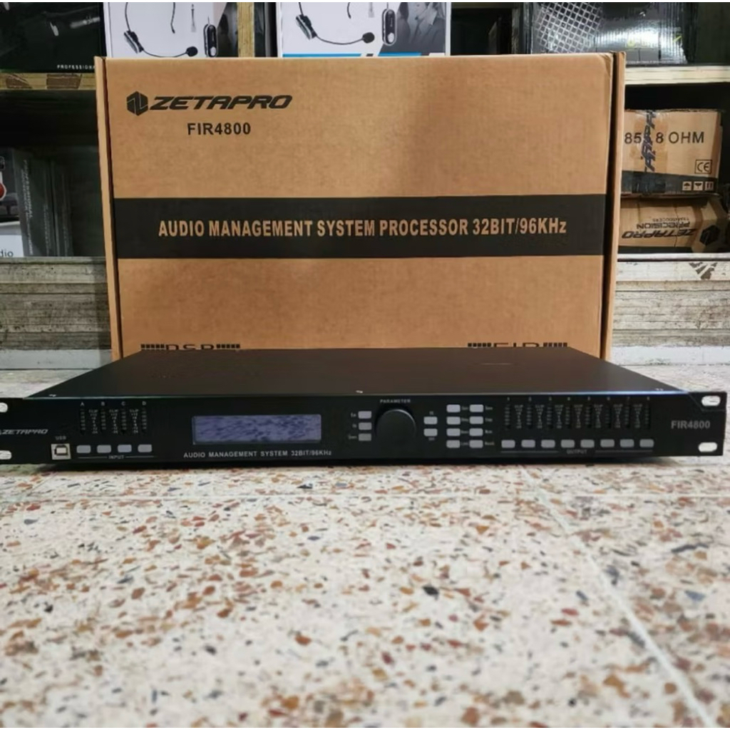 DLMS Speaker Management ZETAPRO FIR 4800/ FIR4800 ORIGINAL 4 input 8 output