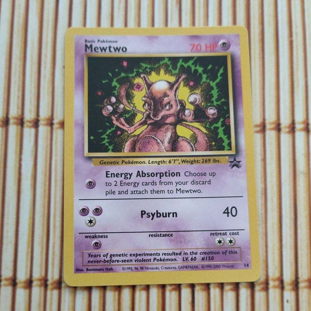 Kartu Pokemon Mewtwo Promo No 14
