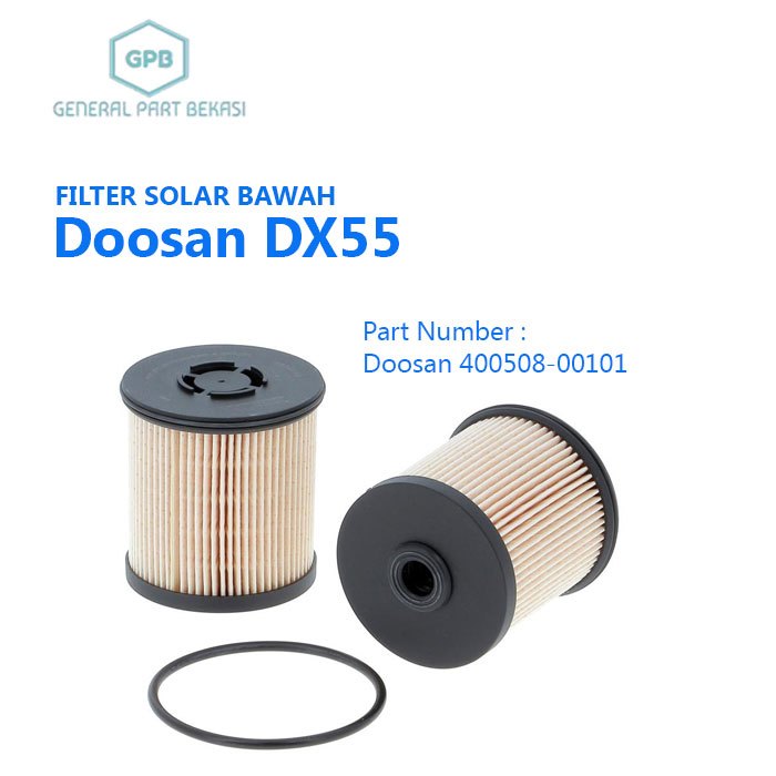 Filter Solar Bawah Excavator Doosan DX55 400508-00101