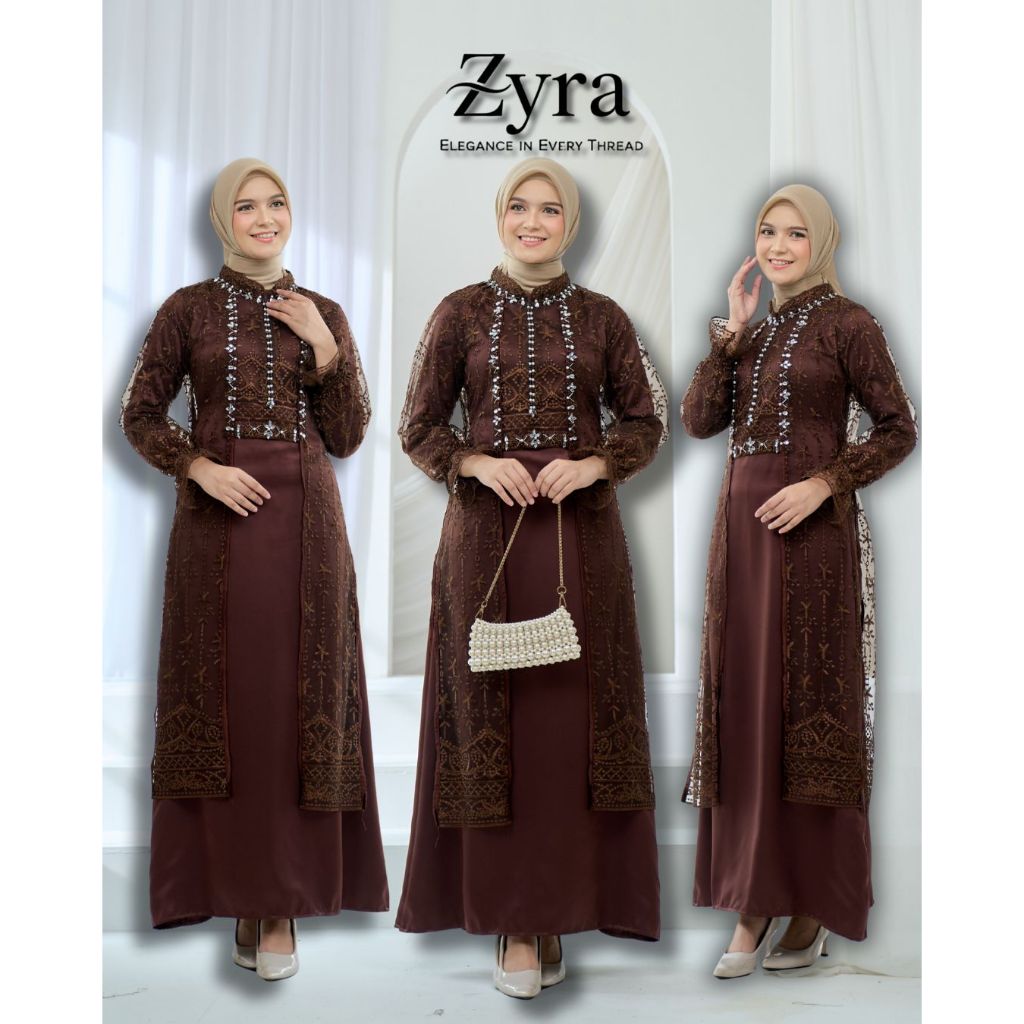 QUYNH DRESS INNER + OUTER/Best seller SPESIAL LEBARAN 2026 DIANDRA GAMIS Pesta Brokat Satin Velvet P