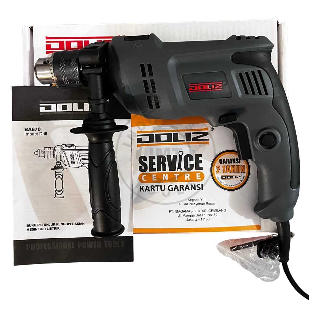 Bor Tangan 13mm DOLIZ BA670 Bor Tembok Beton