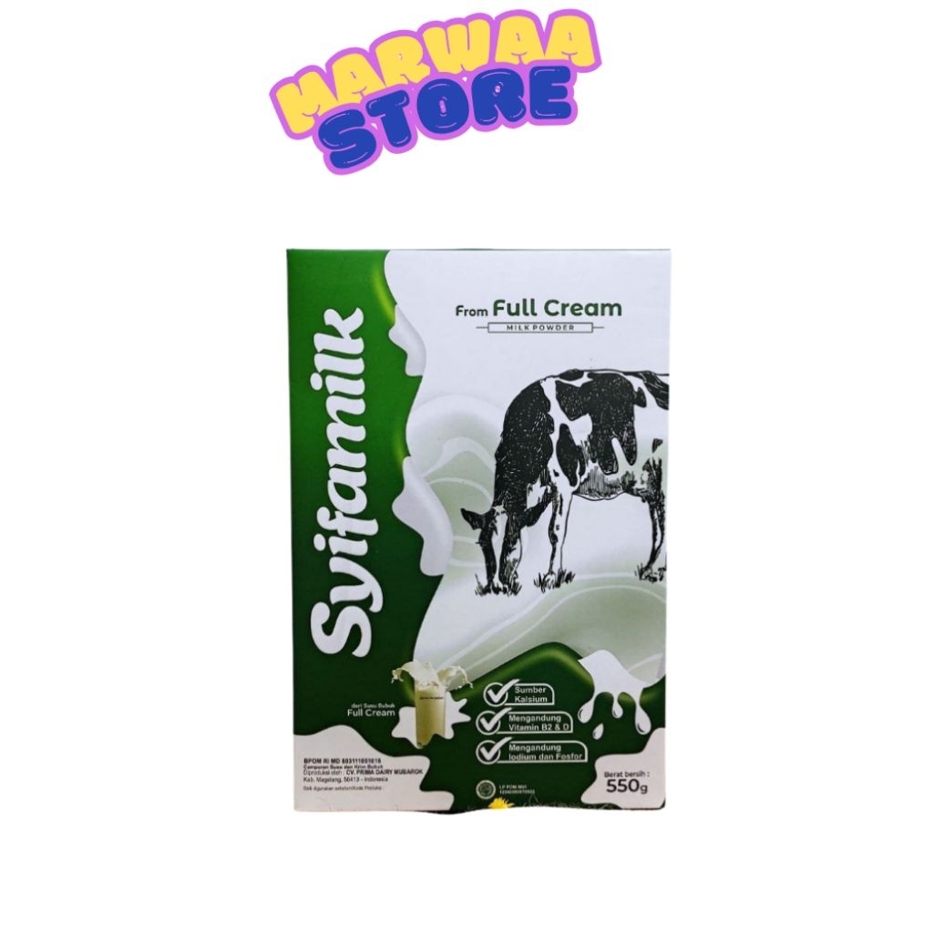Syifamilk 550gr Fullcream Jaminan 100% original