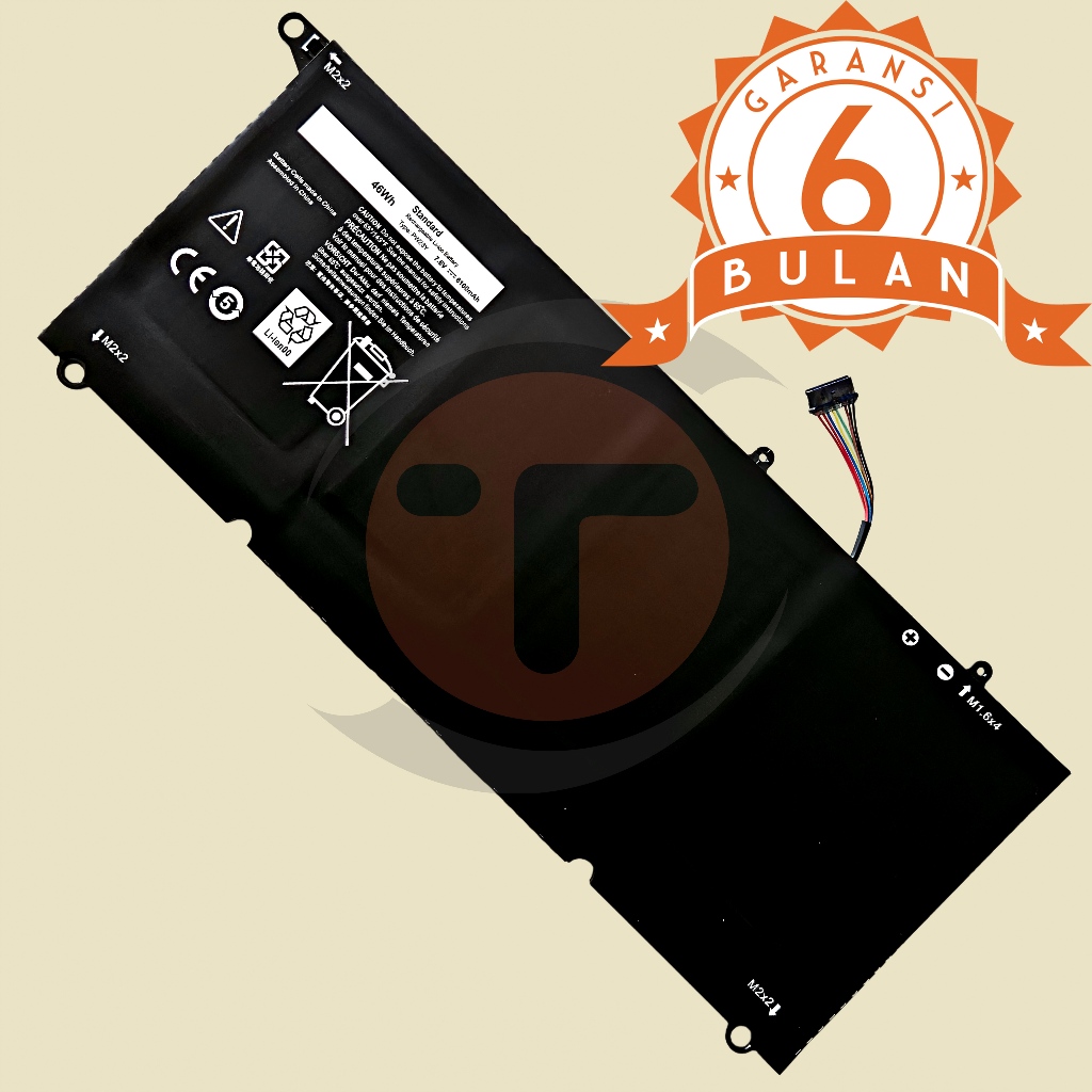 Baterai Untuk Dell XPS 13 9360 13-9360-D1605G 13-9360-D1605T 13-9360-D1609 13-9360-D1609G 13-9360-D1