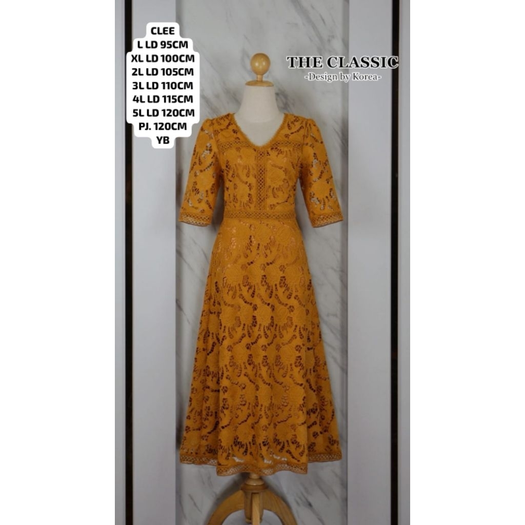 Dres  Clasik cantik kode CLEE asli bangkok