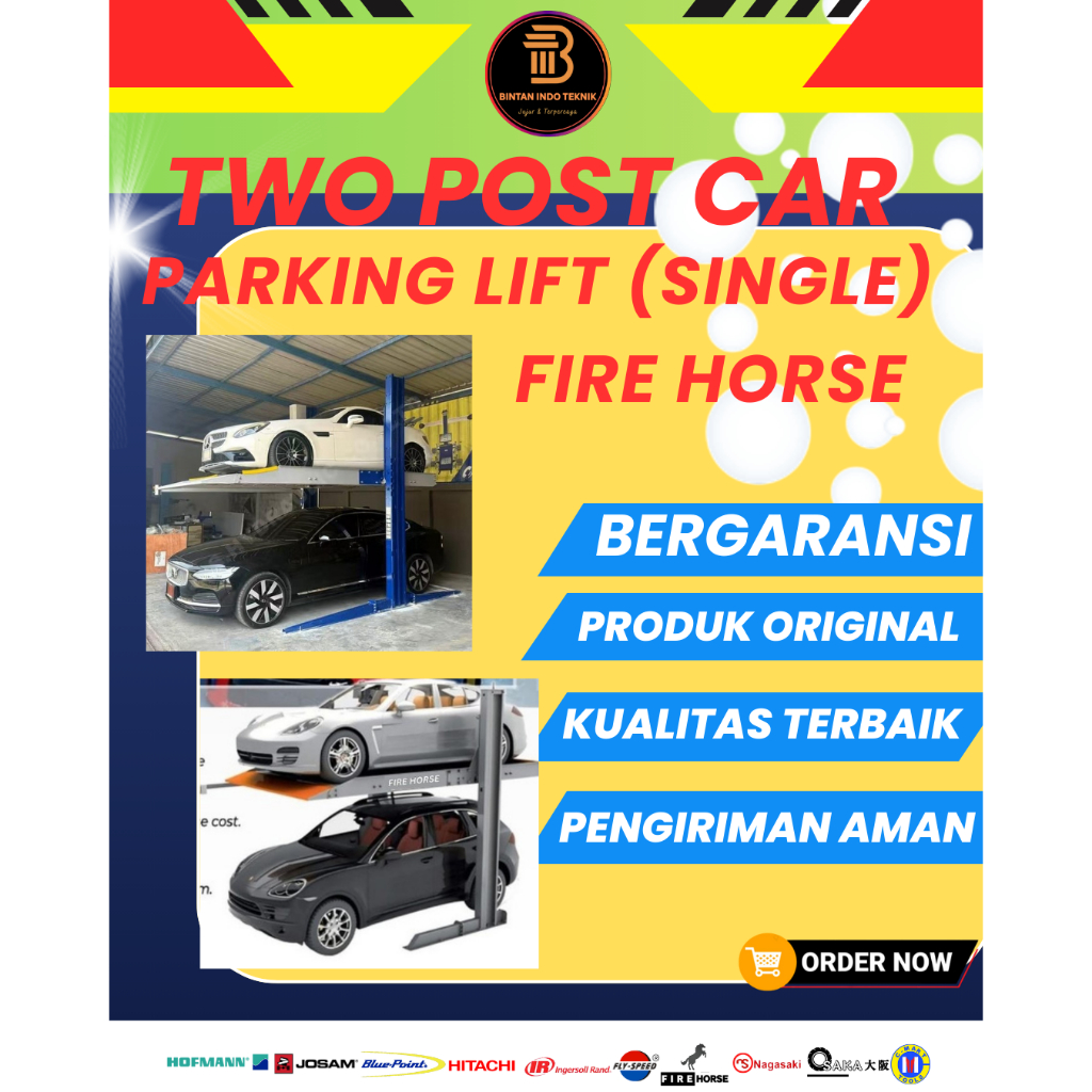 Two Post Hidrolic Car Parking Lift // Hidrolic Car Parking Lift (Single) Fire Horse