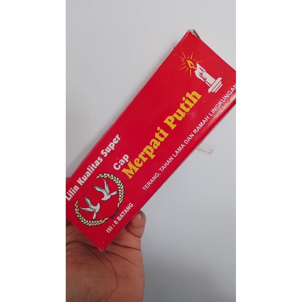 LILIN CAP MERPATI PUTIH