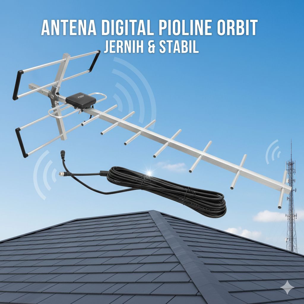 ANTENA TV DIGITAL OUTDOOR / ANTENA LUAR PIOLINE ORBIT