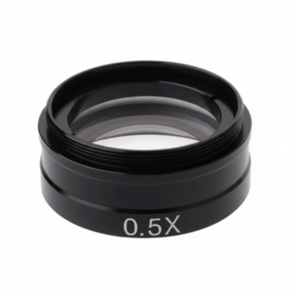 LENSA OBJEKTIF MICROSCOPE - 0.5X WD160 M42 - AUXILIARY BARLOW LENS - ORIGINAL