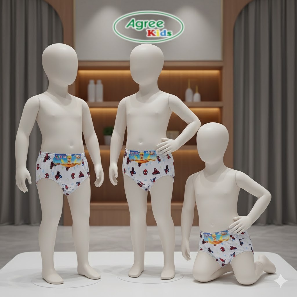 Celana Dalam Anak Laki-Laki Agree Kids CA 18 Isi 3 Pcs Katun Lembut Original - CD Anak Cowok - Celan