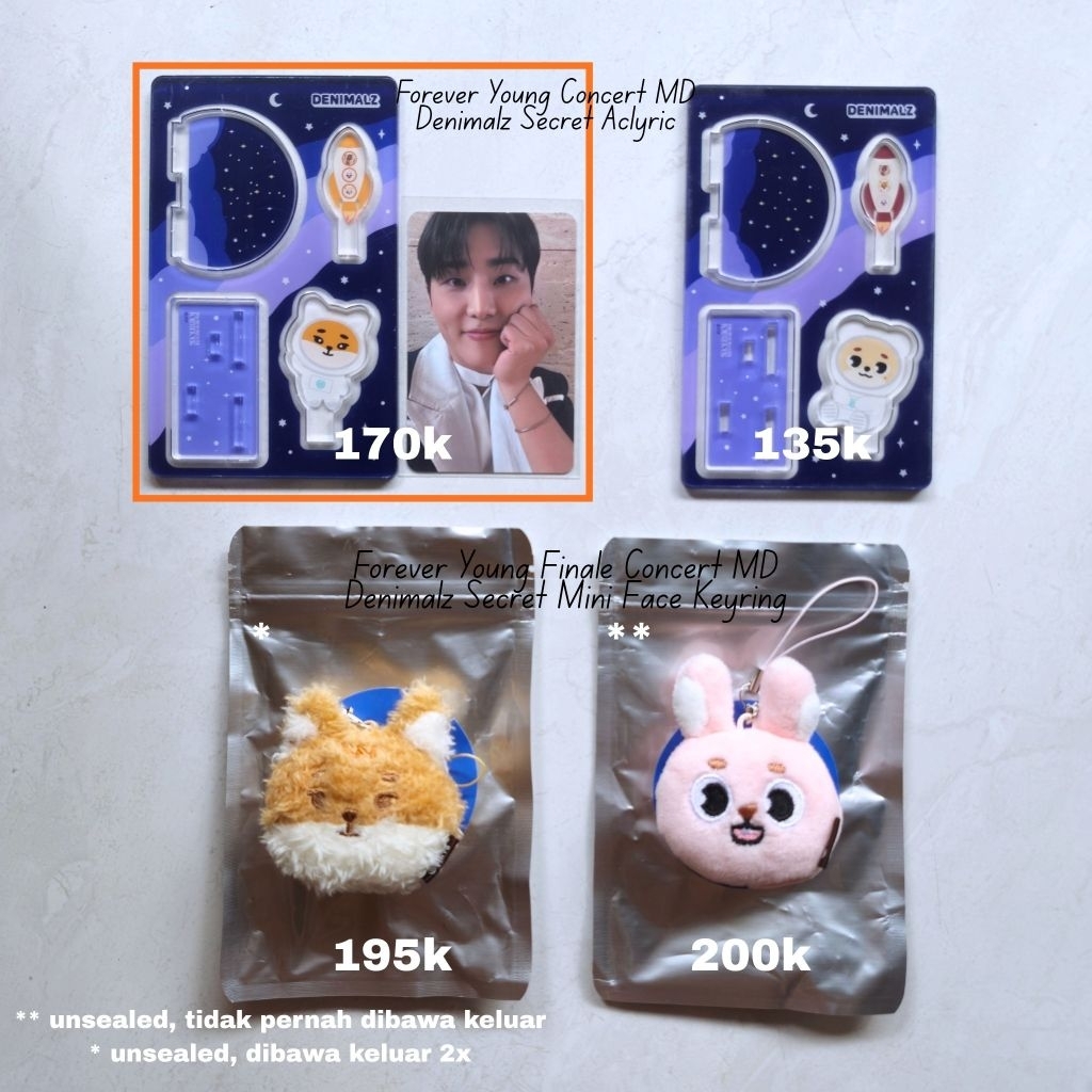 Day6 Merchendise/ Denimalz/ Day6 Denimalz/ Face Keyring/ PIL/ KKE/ DON