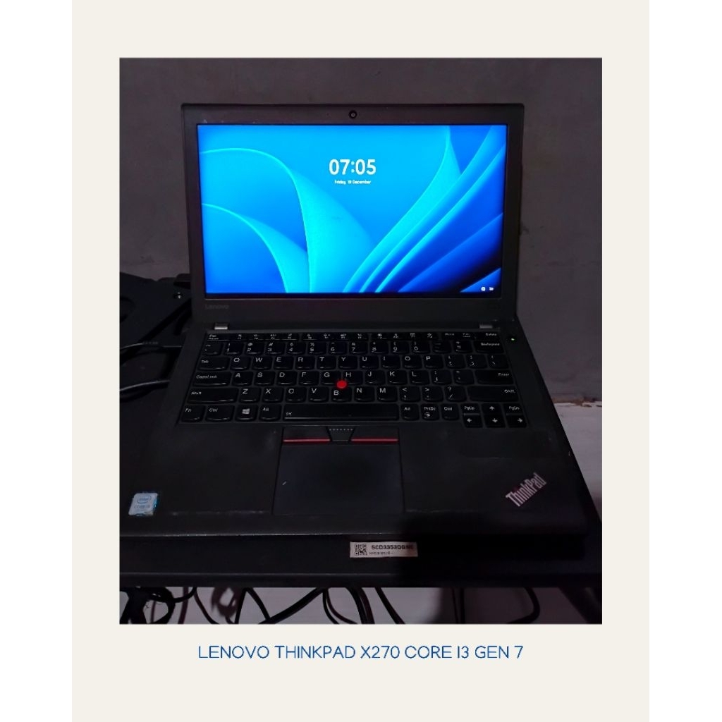NOTEBOOK LENOVO THINKPAD X270 -SECOND