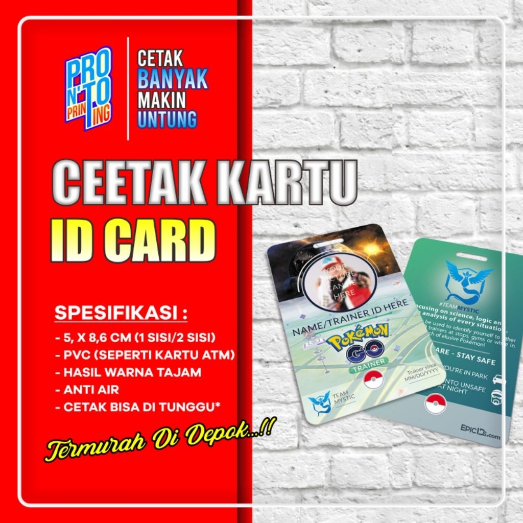 Pronto printing ID Card / Member card / ID Card Express