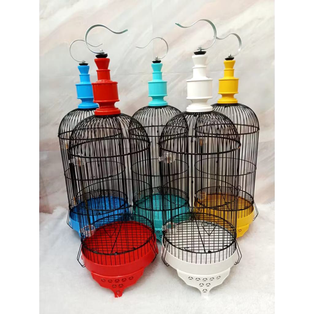 Sangkar Lovebird Tanggung Minion Bahan Besi Kuat dan Kokoh