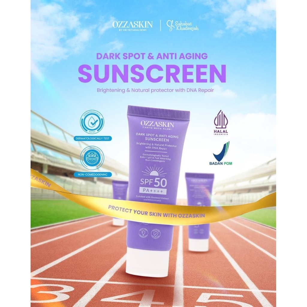 Ozzaskin Sunscreen SPF 50++++ Anti Flek Mencerahkan Halal BPOM