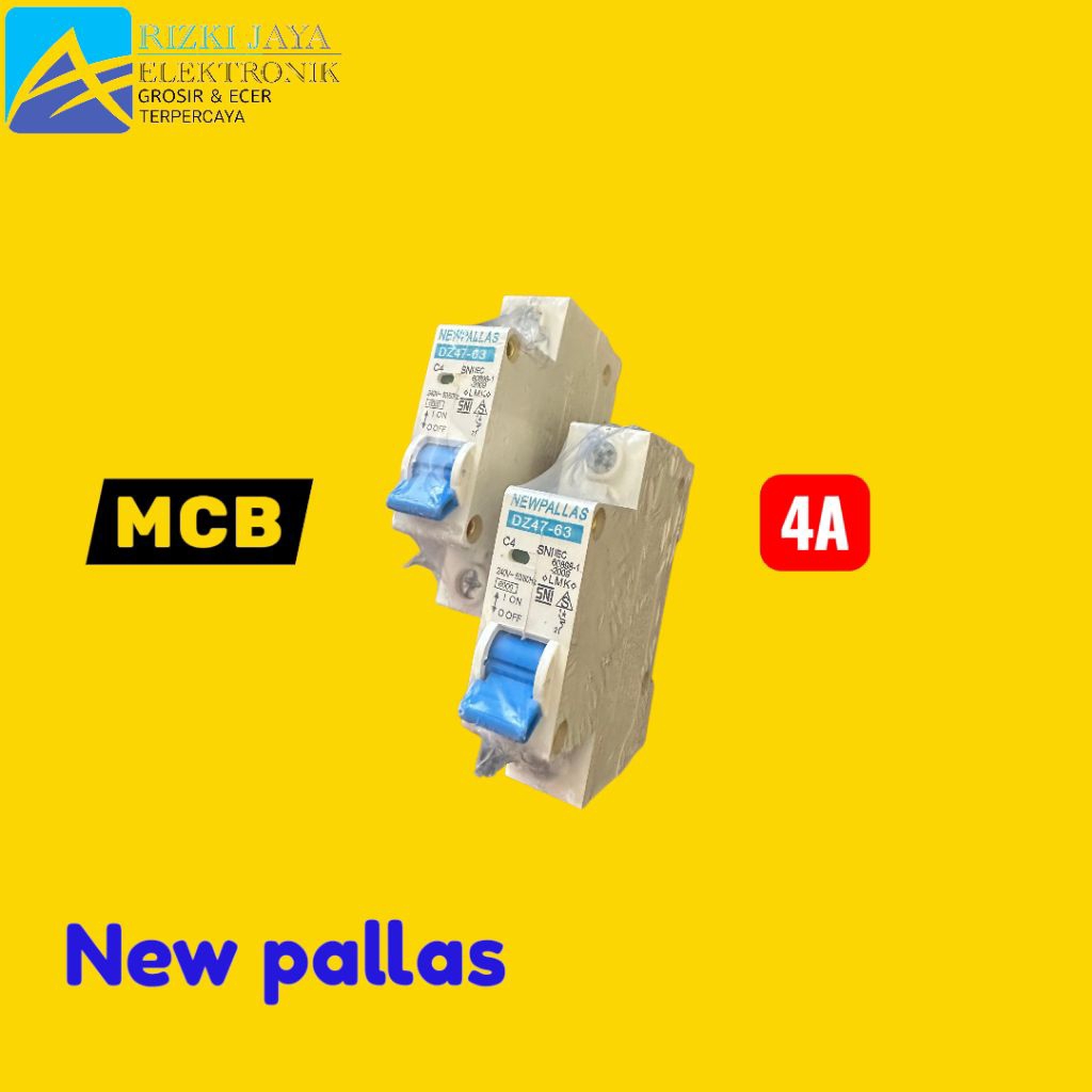 MCB NEW PALLAS SEKRING LISTRIK RUMAH PEMBATAS ARUS LISTRIK MINIATUR CIRCUIT BREAKE...