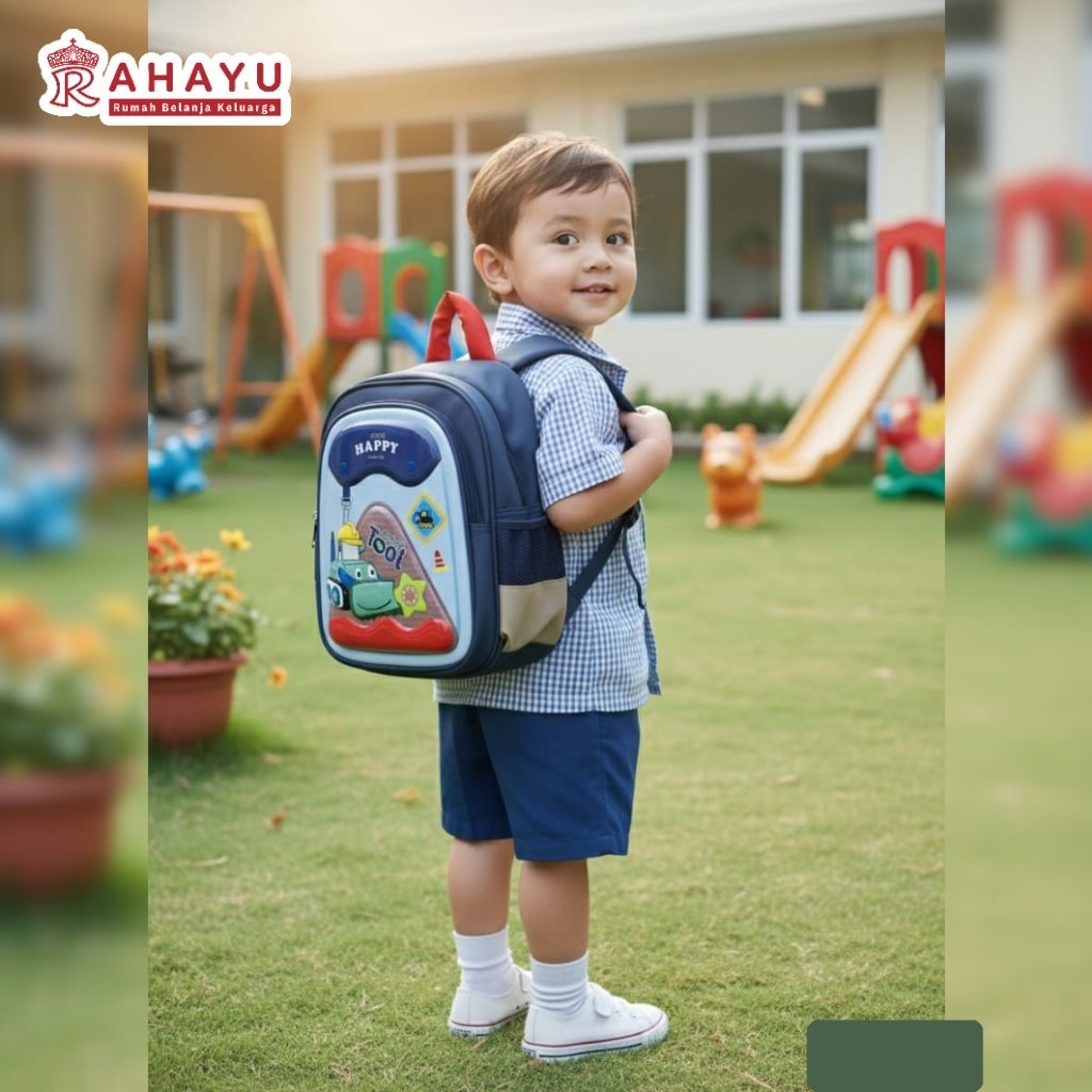TAS ANAK SEKOLAH WARNA BIRU DONGKER
