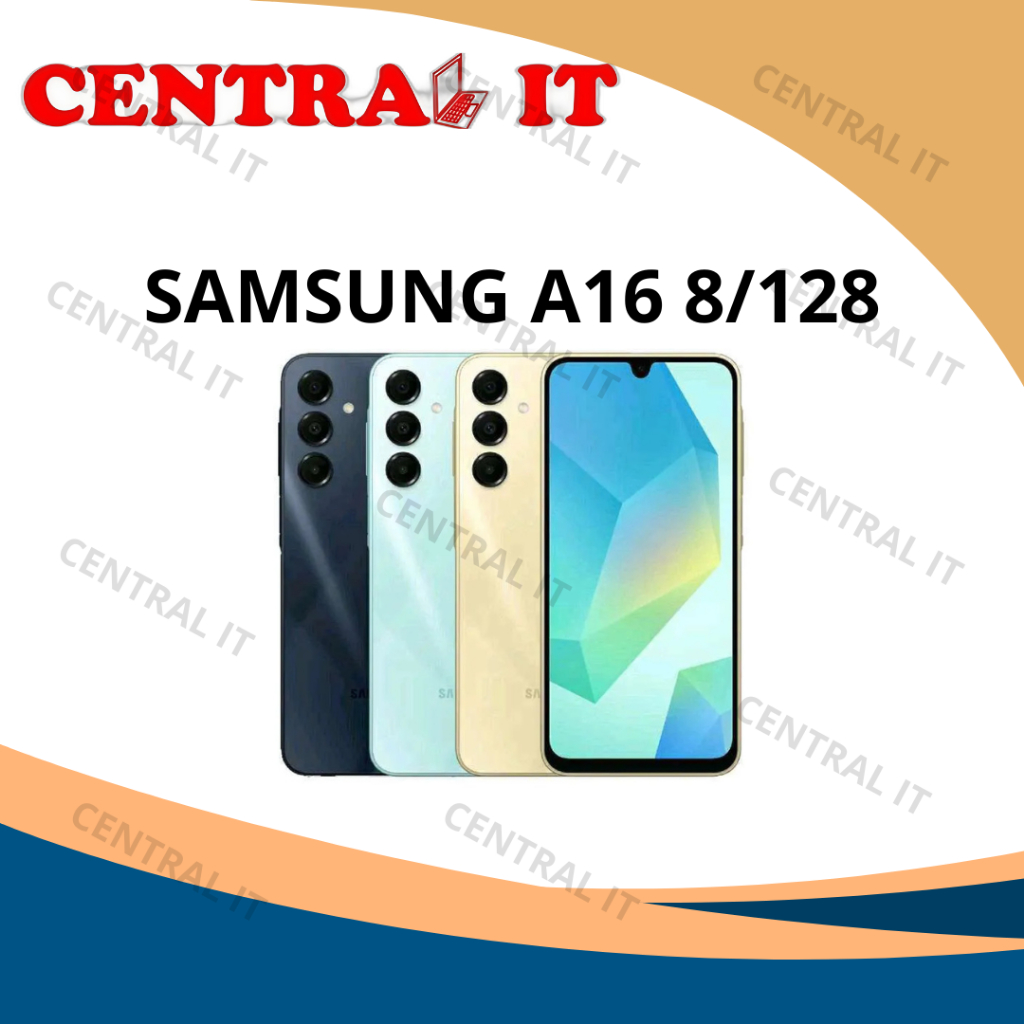 Samsung Galaxy A16 8/128GB Smartphone Layar Super AMOLED 6.7 Inci RAM 8GB ROM 128GB Triple Kamera 50