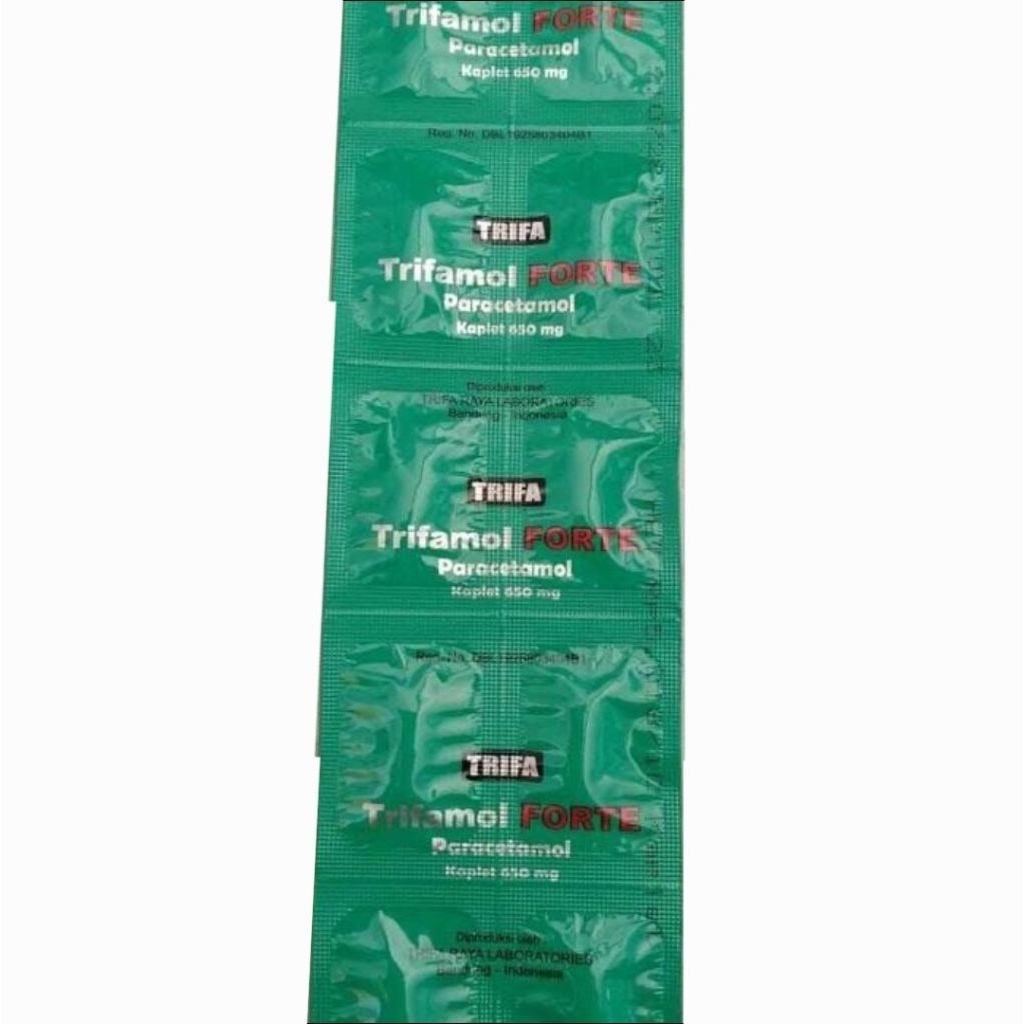 Trifamol 650mg paracetamol perstrip