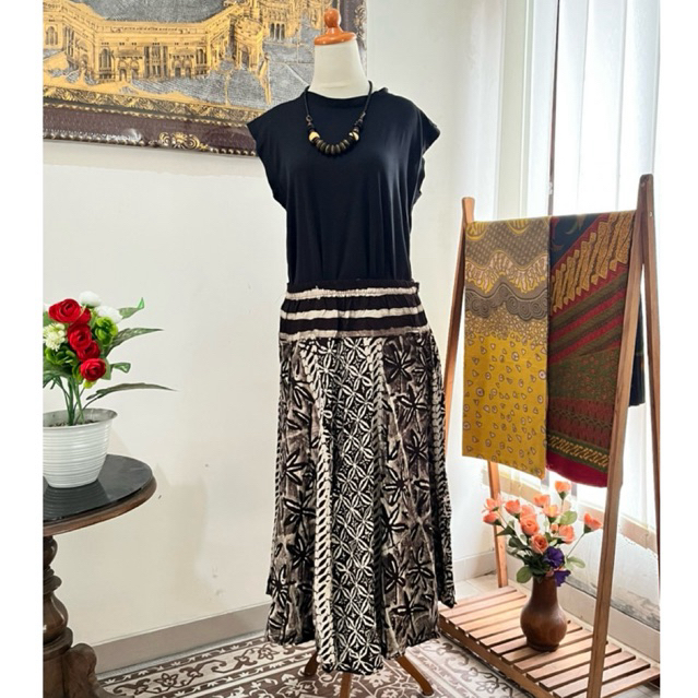 Rok Batik Solo Wanita Bahan Katun