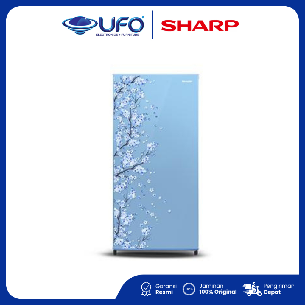 SHARP Kulkas 1 Pintu SJN182DSB/ SJN182DSH/ SJN182DSP 166 Liter