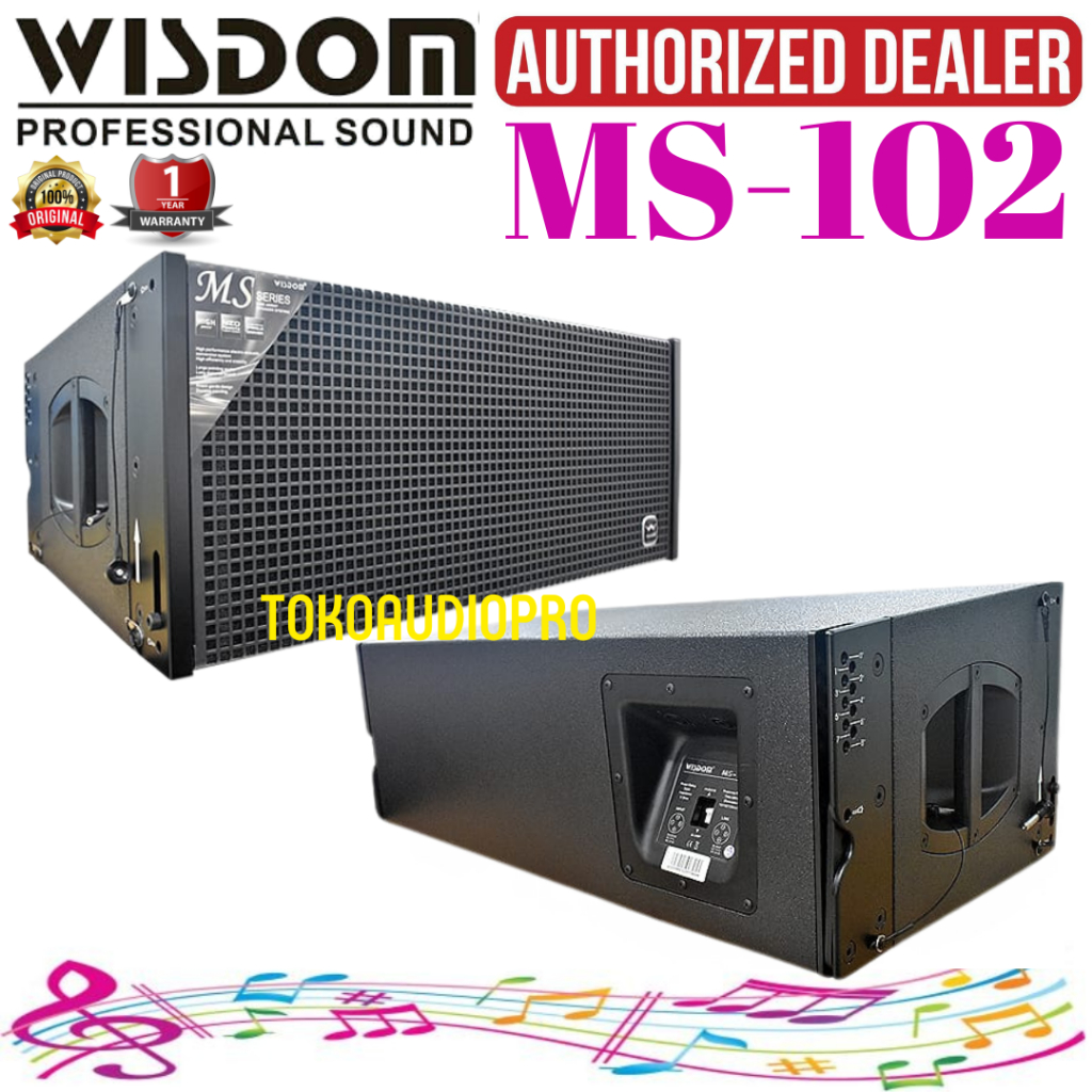 Speaker Wisdom MS-102 Speaker Pasif LineArray Wisdom MS102