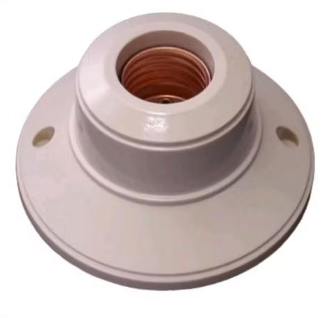 Fitting Lampu Plafon Broco - Putih Bulat 1212