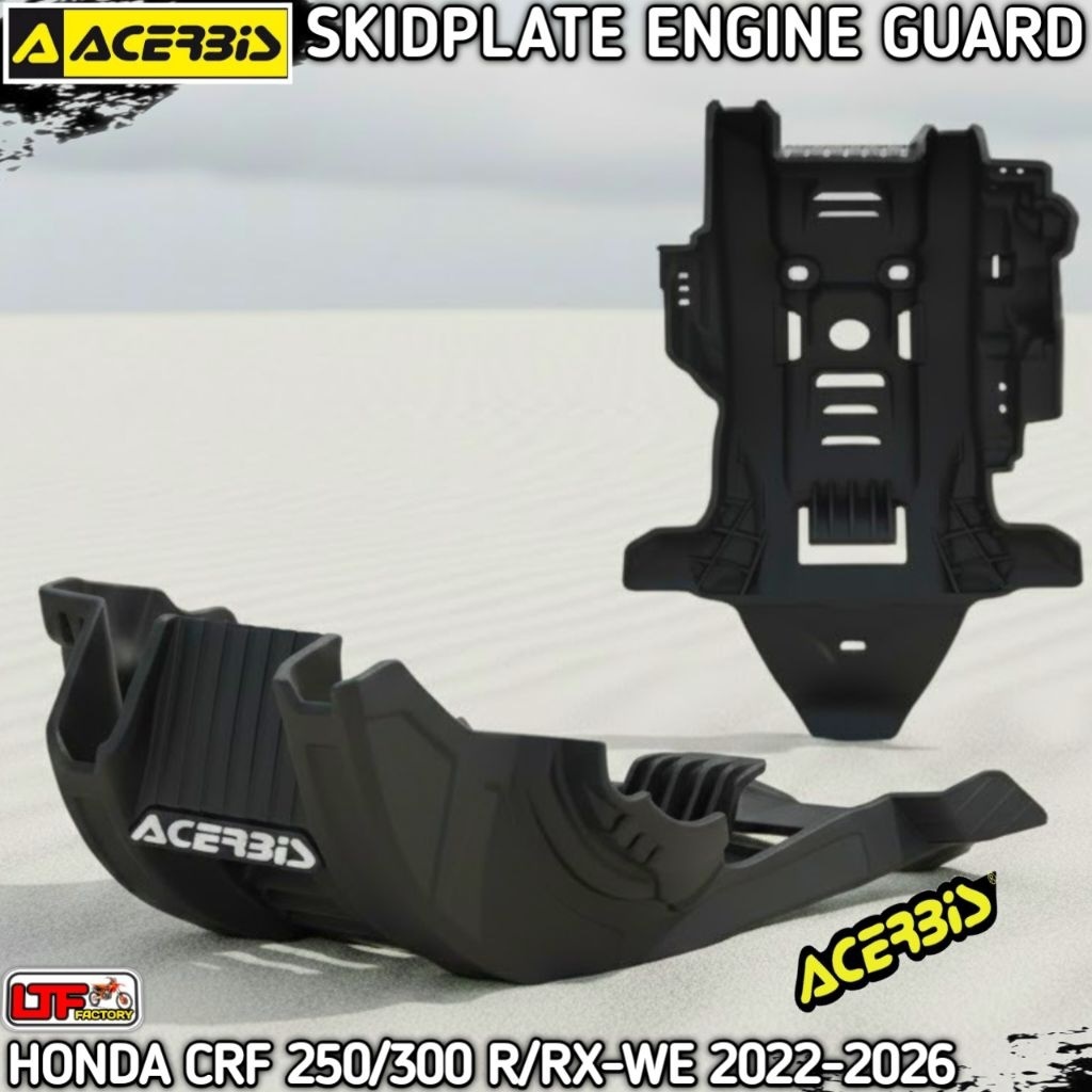 HONDA CR - CRF 250 300 R RX RWE ENDURO 2022 2023 2024 2025 2026 2027 - ACERBIS SKIDPLATE ENGINE GUAR