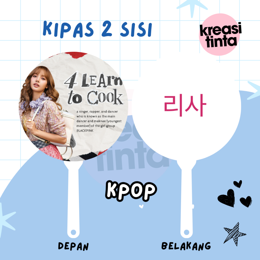 KIPAS CUSTOM KONSER KPOP - Merchandise KPOP - KIPAS Member KPOP