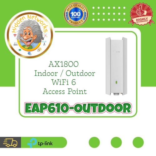 TP-Link EAP610-Outdoor AX1800 Indoor/Outdoor WiFi 6 Access Point