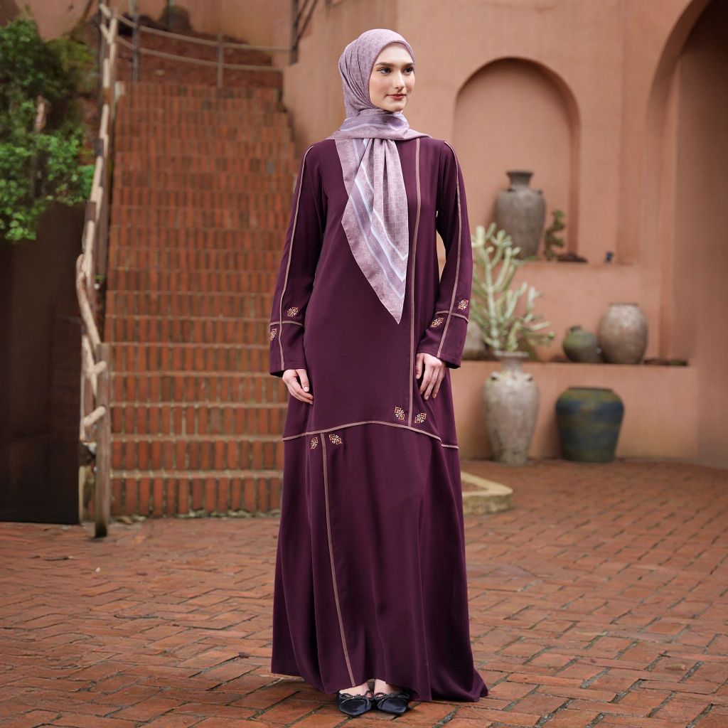 ZB - Amalia Dress - Gamis Motif Palestina Cantik