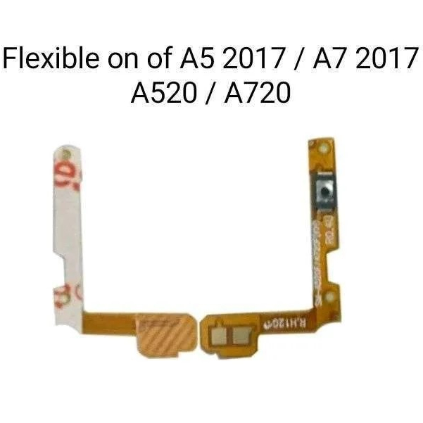 Flex Flexibel Flexible Power On Off Samsung A5 2017 A520F A7 2017 A720F tombol dalam samsung a5 2017