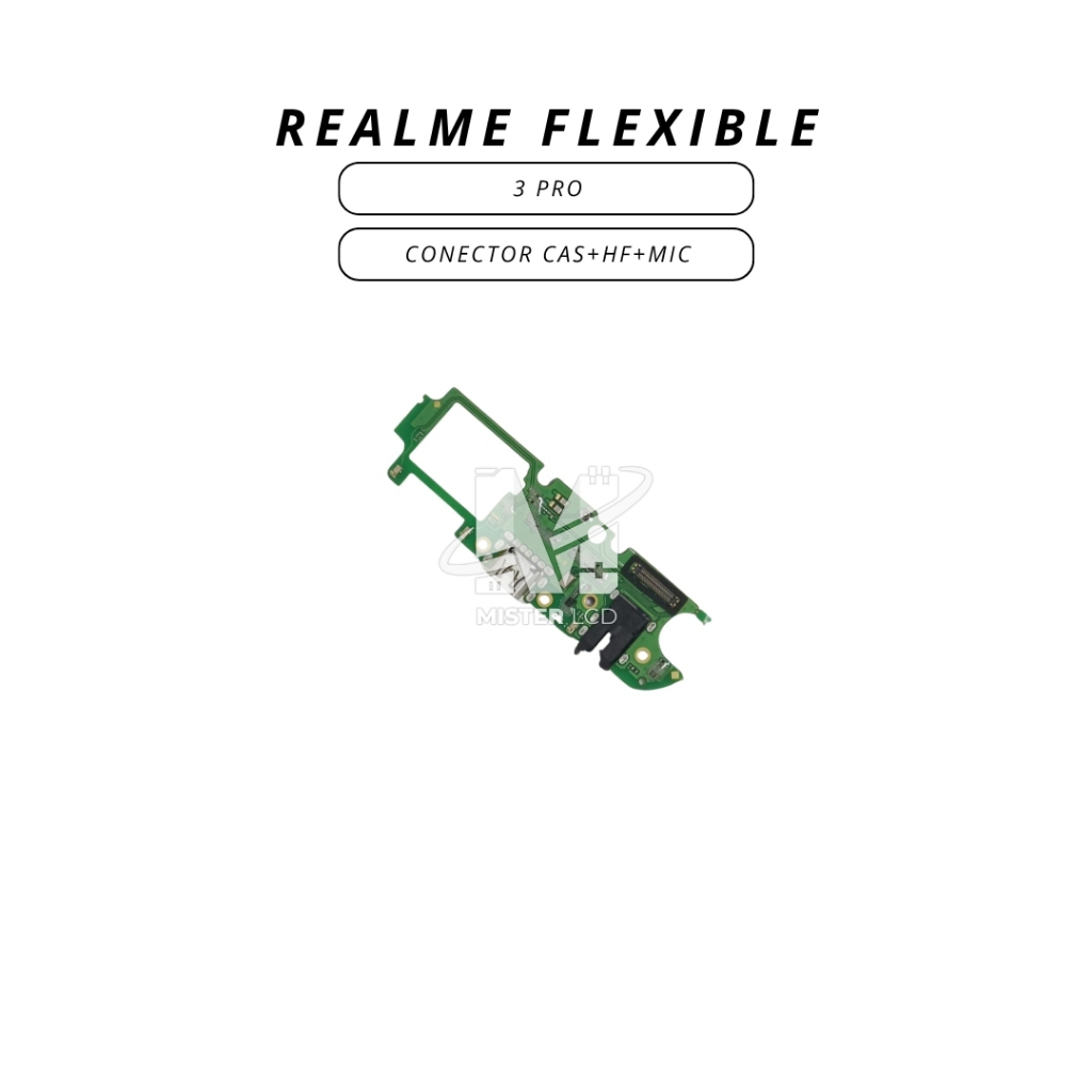 FLEXIBLE REALME 3 PRO CON CAS + HF + MIC (ORI CT)