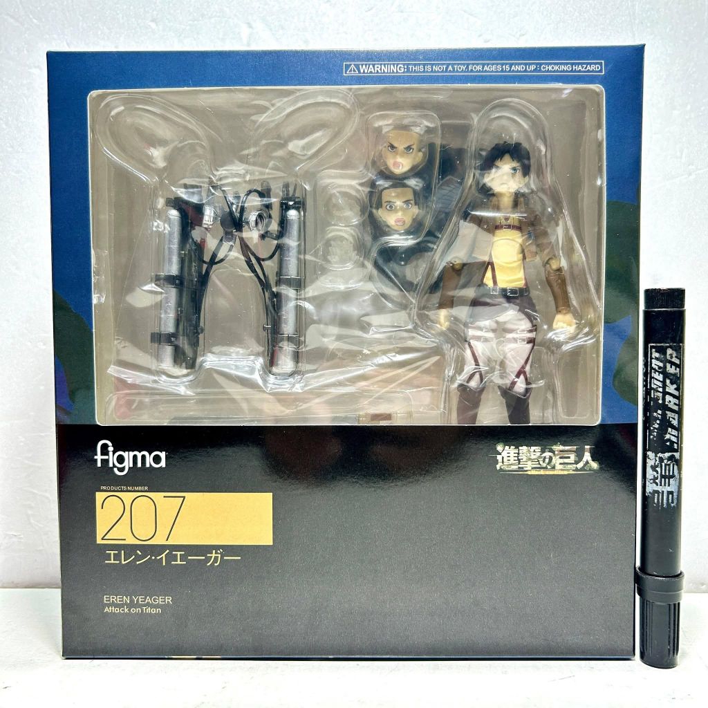 Mainan action figure Figma eren yeager
Figma 207
Full artikulasi