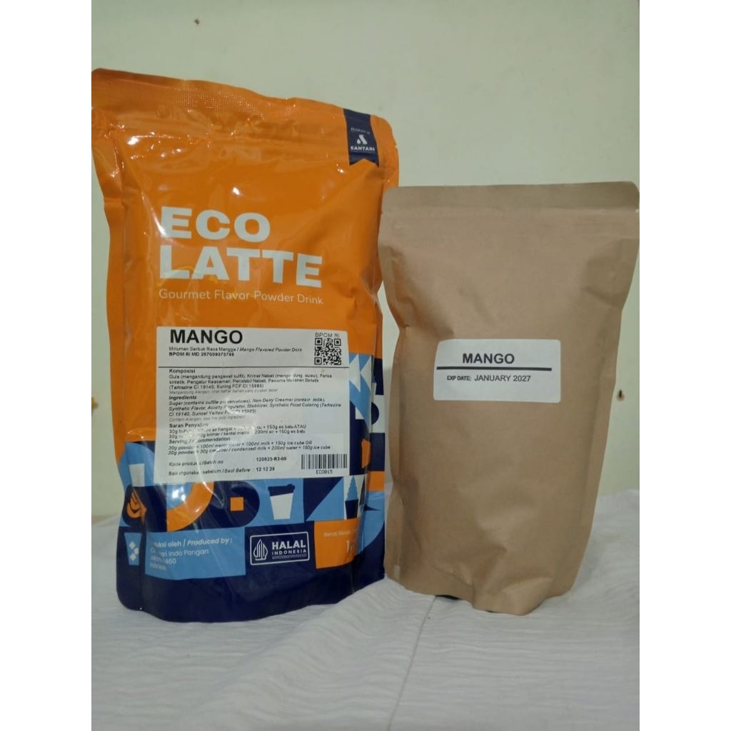 Bubuk Minuman rasa mangga Ecolatte(Ex Cho' Latte)
