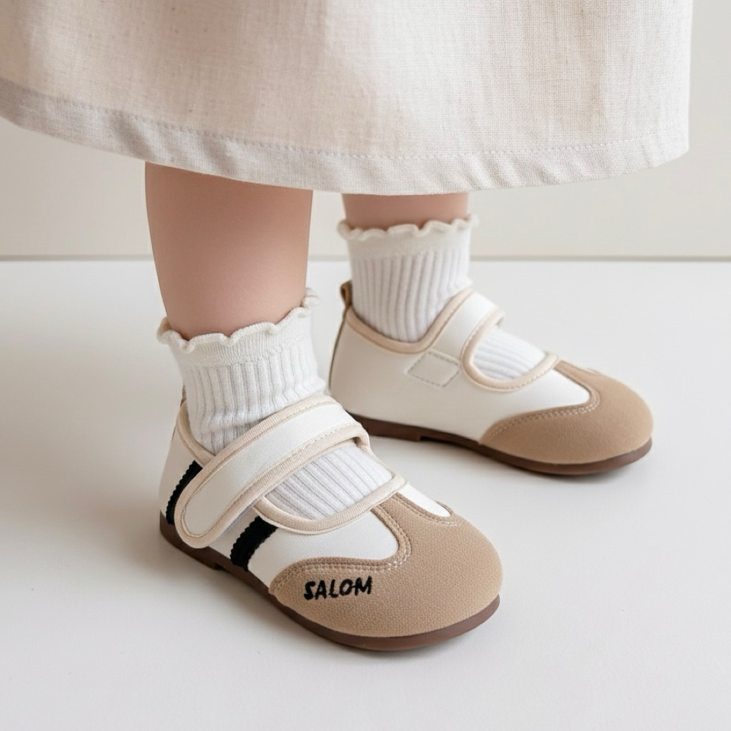 TINY STEPS - Flat Shoes Anak ISHA 16-26 - Pansus Anak Cewek - Sepatu Ballet Anak Perempuan