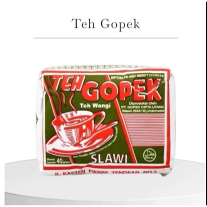 Teh Gopek Slawi 40 gr Teh Hijau Uwur Jasmine Tea