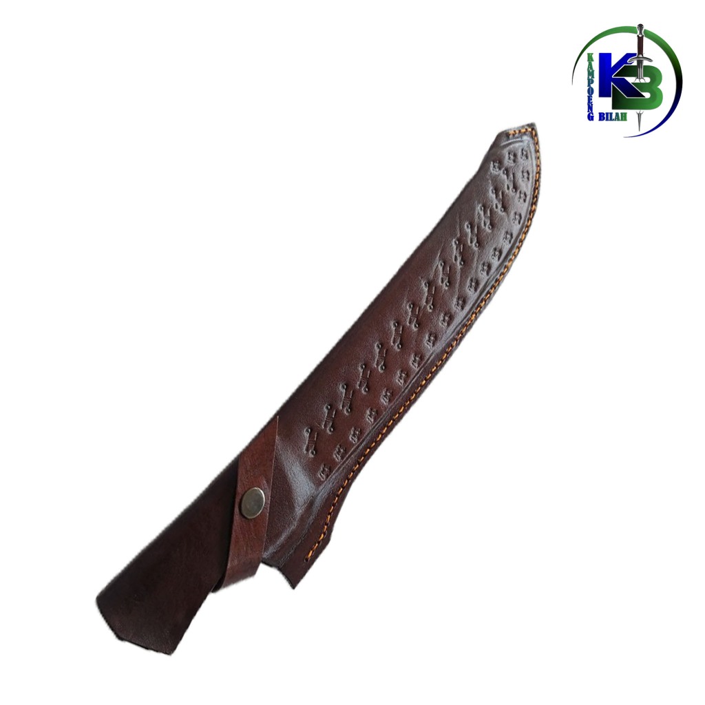 Sarung Bilah Pisau dapur Bullnose Don Carlos 10"/ 26 cm [Coklat]