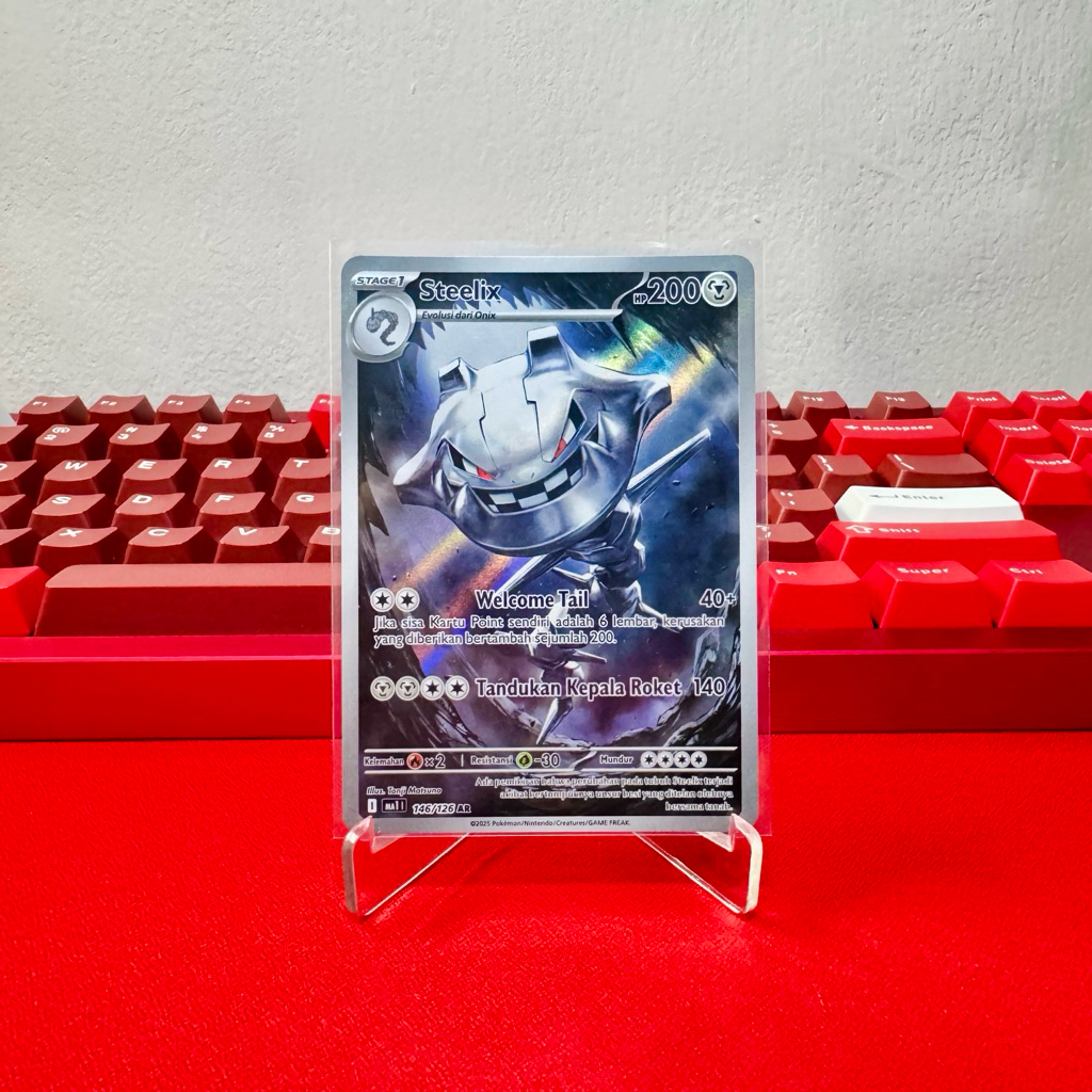 Steelix AR 146/126 MA1 - Pokemon Evolusi Mega