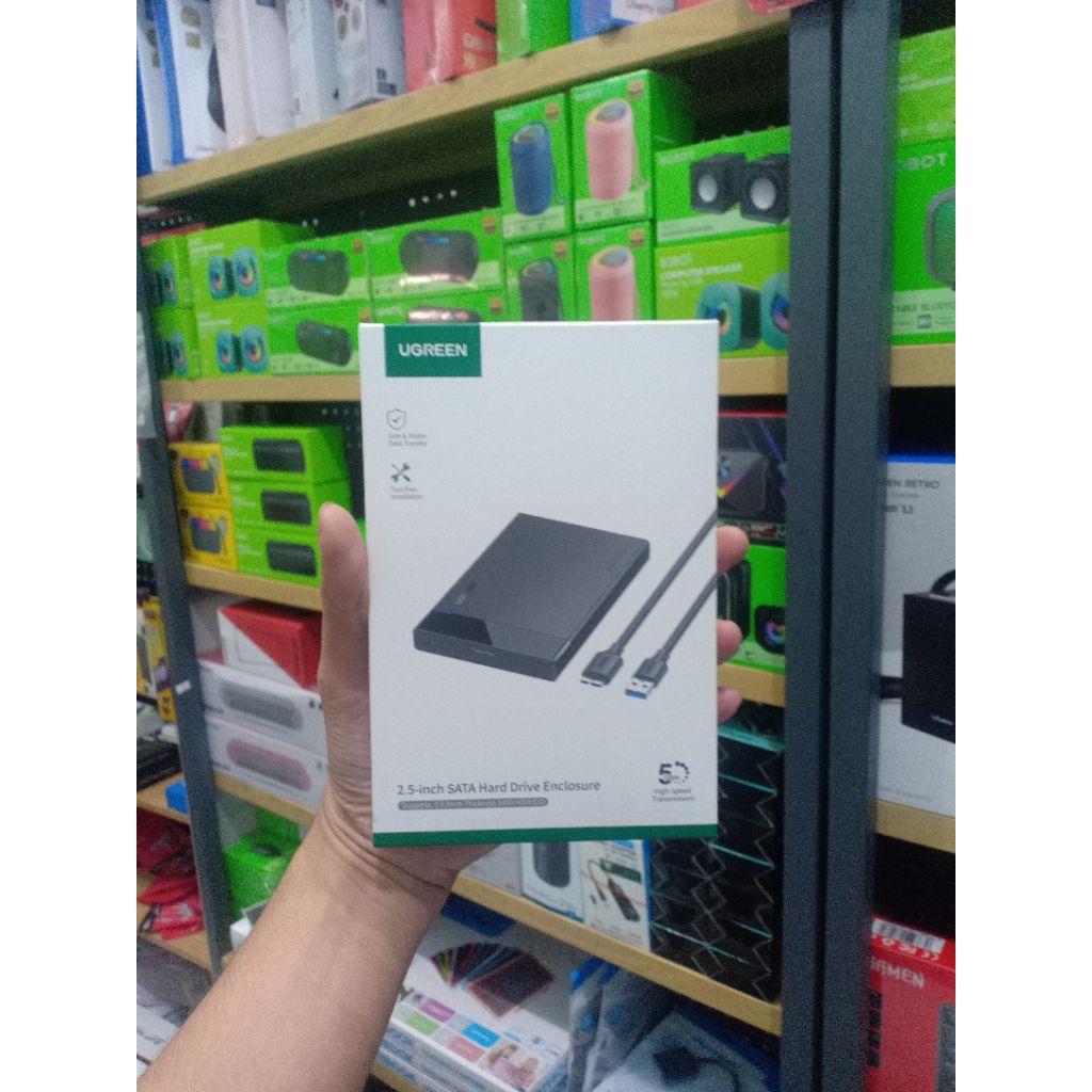 casing hardisk SATA 2,5inch enclousure SSD ugreen 30848