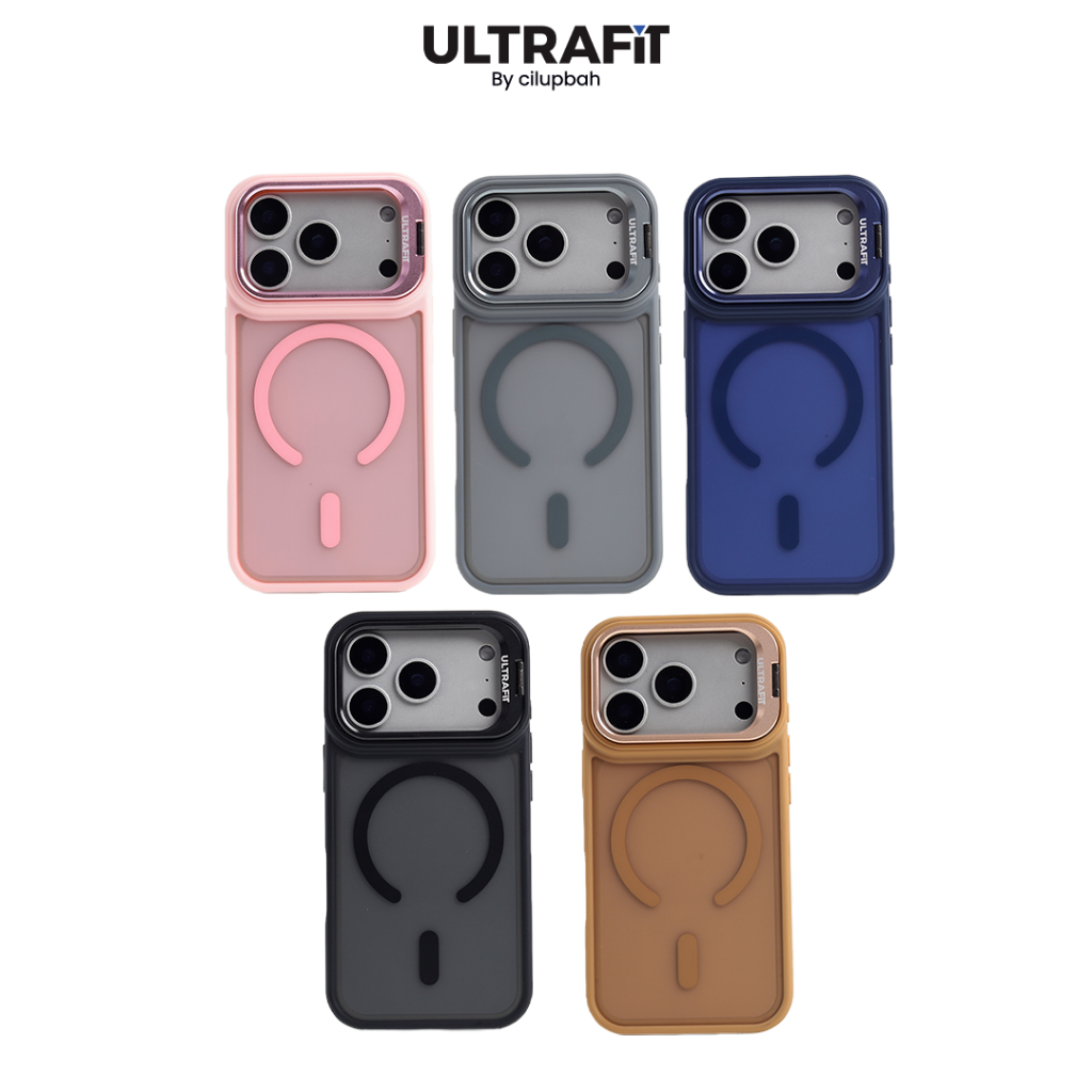 Cilupbah Frosted Magsafe Stand Case (1) for iPhone 11 12 13 14 15 16 17 Air Plus Pro Max