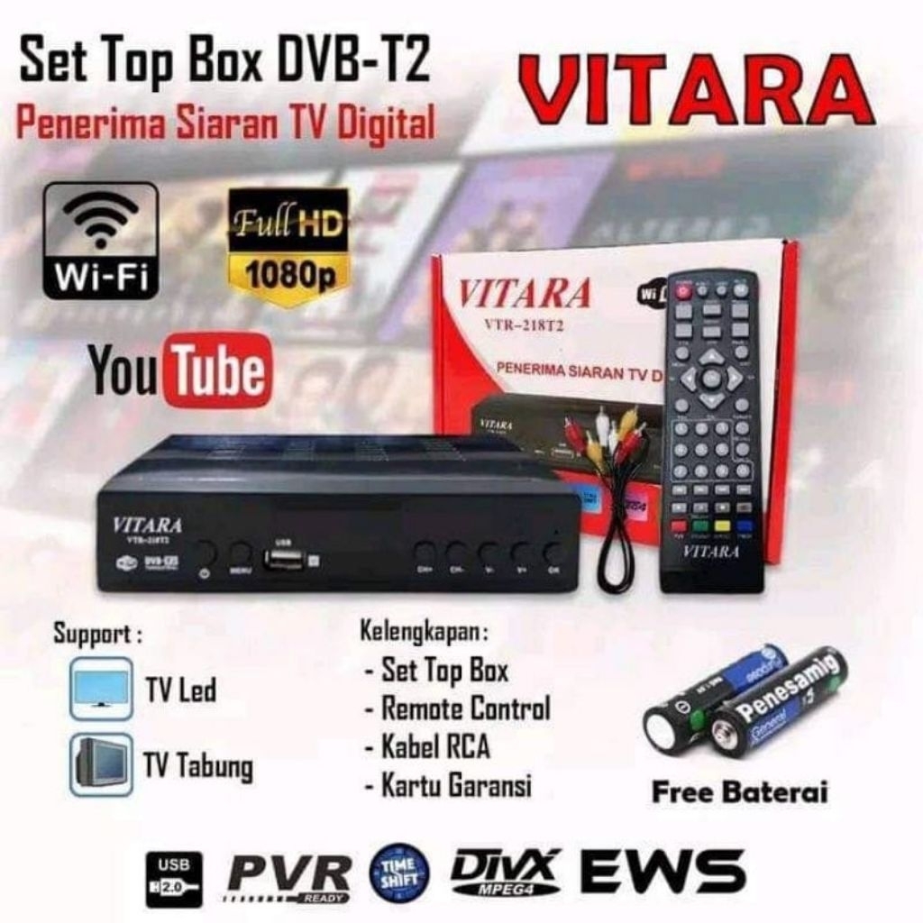 SET TOP BOX VITARA VTR-218 T2