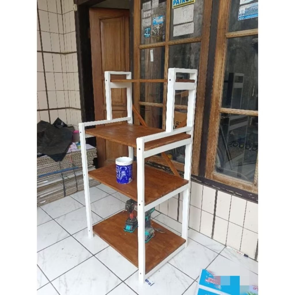 rak dapur serbaguna rak oven magicom dan microwave