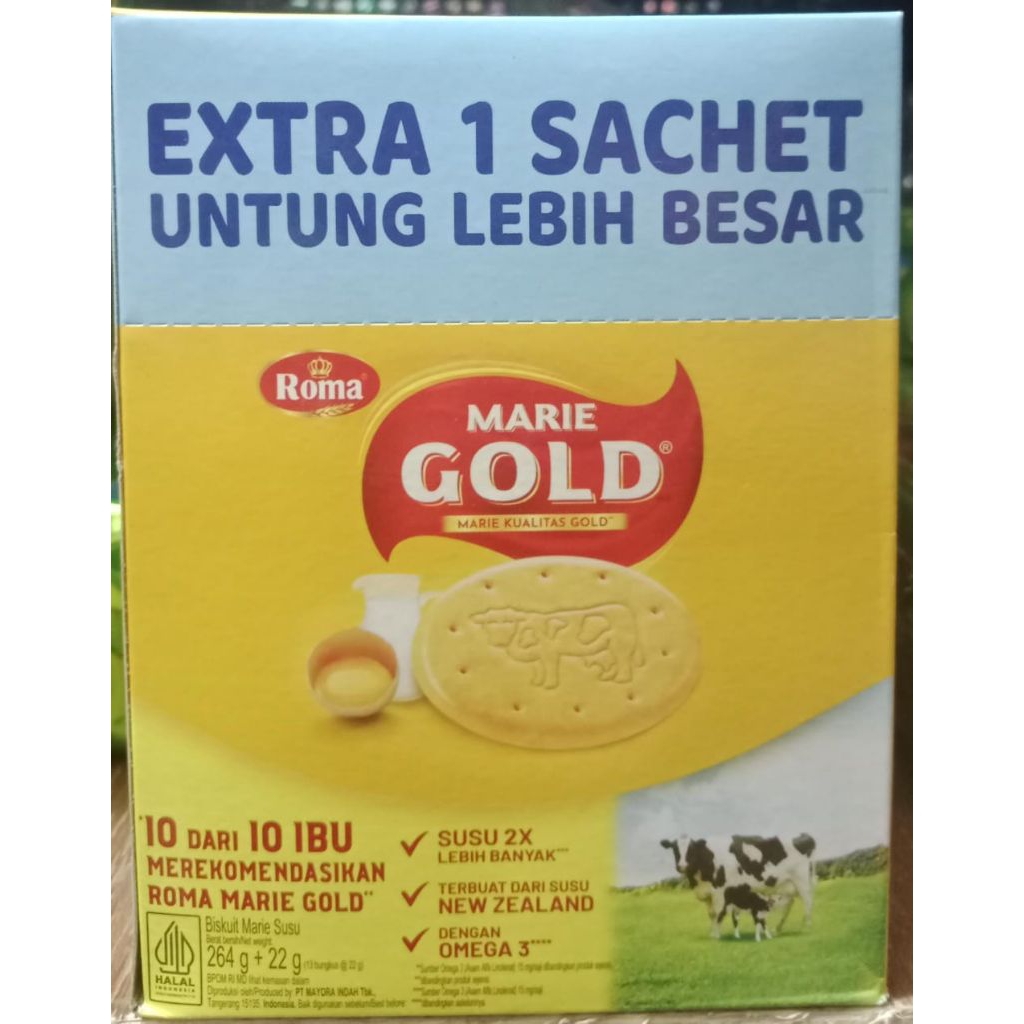 Isi 12 Sachet Roma Marie Gold Marie Kualitas Gold 1 Box